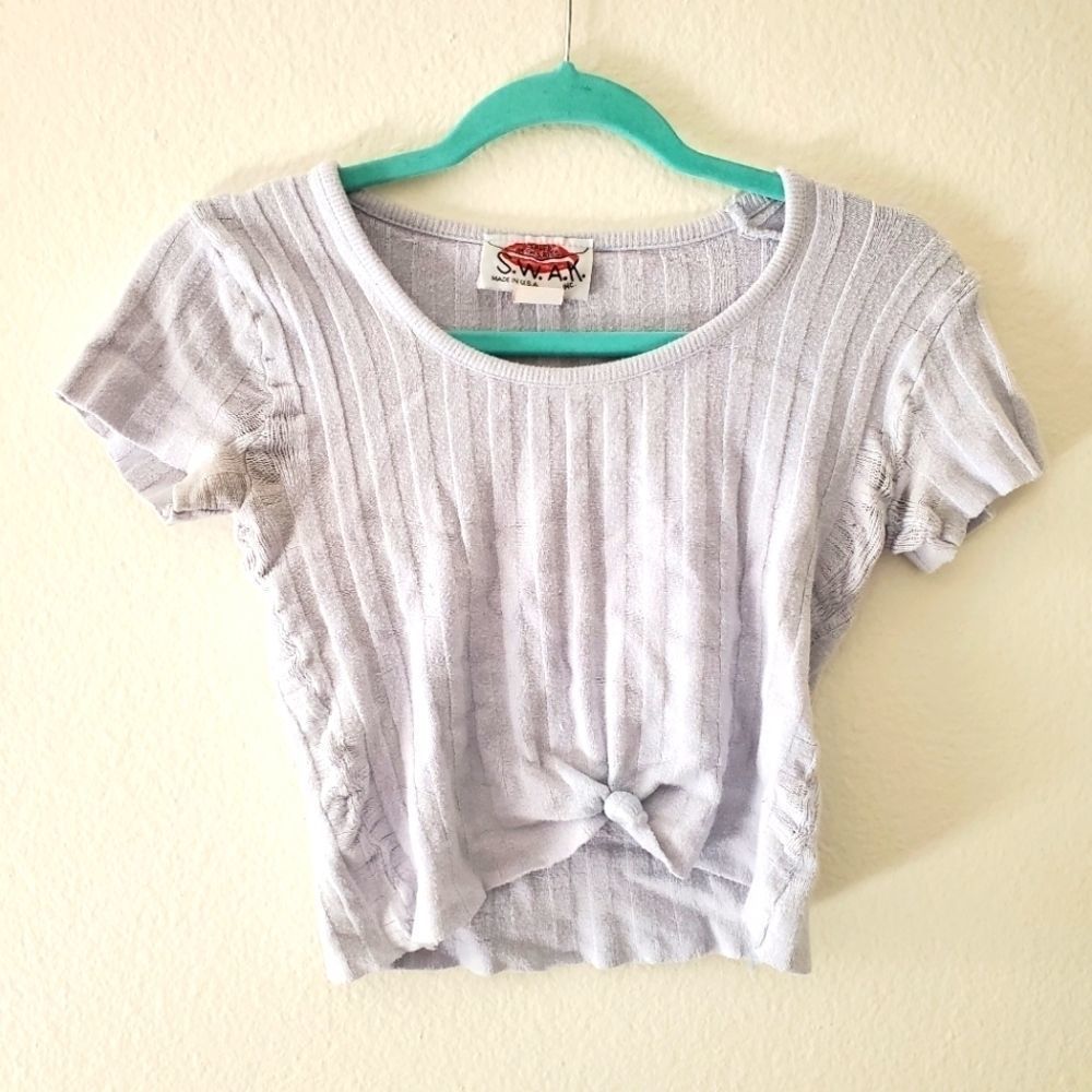 Short sleeve crop top M
